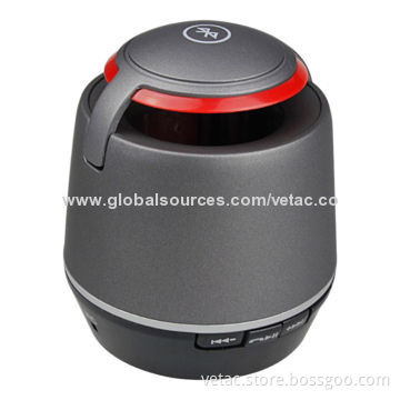 Mini Bluetooth Speaker with Rechargeable Li-ion Battery, 3 Hours Music playback